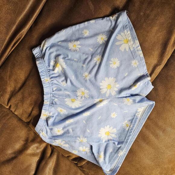 Wonder Nation girl's Casual Shorts 2-Pack Butterfly & Daisy Print XL - Picture 4 of 5